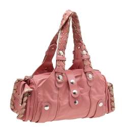 Pre Owned Chloe Pin Leather Silverado Satchel