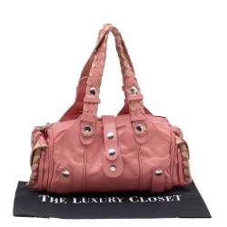 Pre Owned Chloe Pin Leather Silverado Satchel