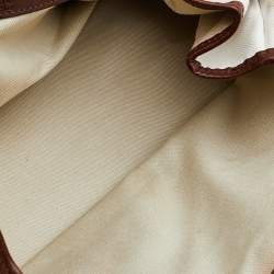 Pre Owned Chloe Multicolor Canvas, Python and Leather Tote