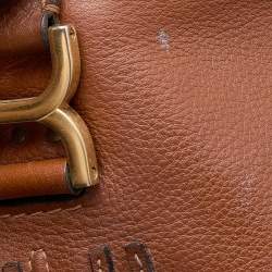 Pre Owned Chloe Brown Leather Large Marcie Satchel