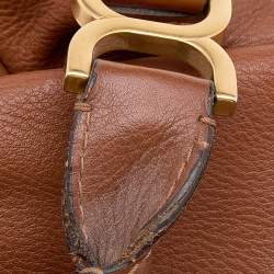 Pre Owned Chloe Brown Leather Large Marcie Satchel