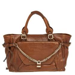 Chloe Brown Leather Paddington Capsule Tote
