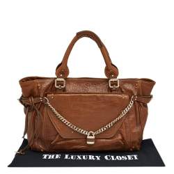 Chloe Brown Leather Paddington Capsule Tote