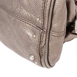 Pre Owned Chloe Metallic Leather Small Paddington Satchel