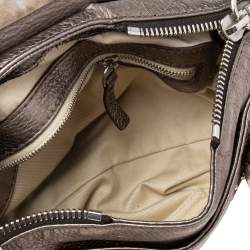 Pre Owned Chloe Metallic Leather Small Paddington Satchel