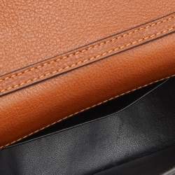 مملوكة مسبقًا Chloe Brown Leather Small Nile Bracelet Minaudiere Crossbody Bag