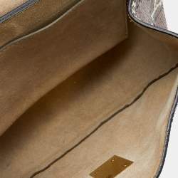 Pre Owned حقيبة كتف كلوي درو جلد ثعبان متعددة الألوان متوسطة  