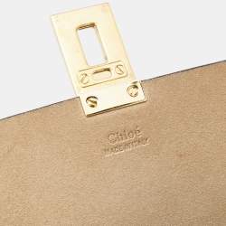 Pre Owned حقيبة كتف كلوي درو جلد ثعبان متعددة الألوان متوسطة  