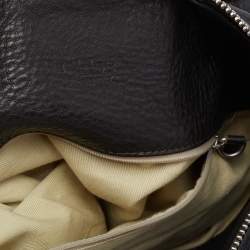 Pre Owned Chloe Dark Grey Leather Paddington Hobo