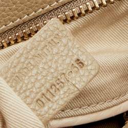 Pre Owned Chloe Beige Leather Medium Paraty Satchel