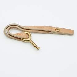 Pre Owned Chloe Beige Leather Aurore Wallet on Chain