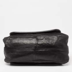 Pre Owned Chloe Black Leather Medium Paraty Satchel