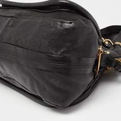 Pre Owned Chloe Black Leather Medium Paraty Satchel
