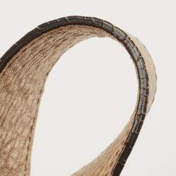 Pre Owned Chloe Metallic Gold Leather Saskia Satchel