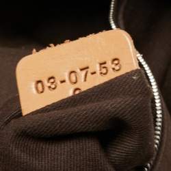 Pre Owned Chloe Brown Shimmer Leather Paddington Capsule Satchel