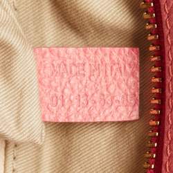 Pre Owned Chloe Coral Pink Leather Small Paraty Bag