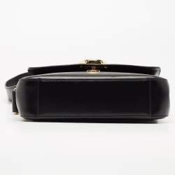 Pre Owned Chloe Black Leather C Top Handle Bag