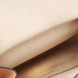 Chloe Beige/Mustard Leather Medium Drew Shoulder Bag