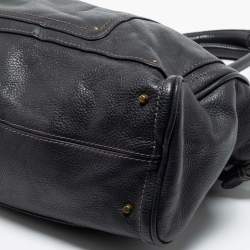 Pre Owned Chloe Dark Grey Leather Large Paddington Tote