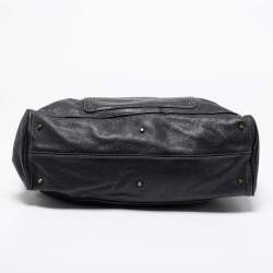 Pre Owned Chloe Dark Grey Leather Large Paddington Tote
