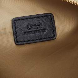 Chloe Multicolor Leather Top Zip Clutch