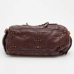 Pre Owned Chloe Dark Brown Leather Paddington Satchel