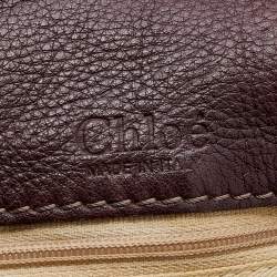 Pre Owned Chloe Dark Brown Leather Paddington Satchel