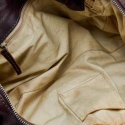 Pre Owned Chloe Dark Brown Leather Paddington Satchel