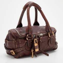 Pre Owned Chloe Dark Brown Leather Paddington Satchel