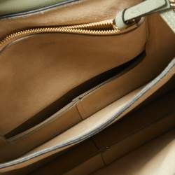 Pre Owned حقيبة كتف كلوي فاي جلد أخضر متوسطة