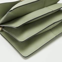 Pre Owned حقيبة كتف كلوي فاي جلد أخضر متوسطة