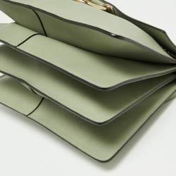 Pre Owned حقيبة كتف كلوي فاي جلد أخضر متوسطة