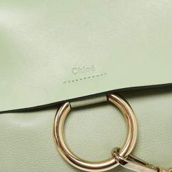 Pre Owned حقيبة كتف كلوي فاي جلد أخضر متوسطة