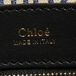 Pre Owned Chloe Black Leather Medium Daria Satchel
