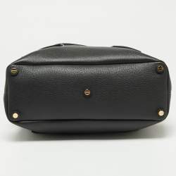 Pre Owned Chloe Black Leather Medium Daria Satchel