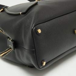 Pre Owned Chloe Black Leather Medium Daria Satchel