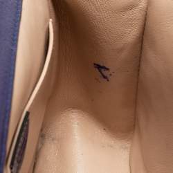 Pre Owned حقيبة كتف كلوي إلسي جلد بنفسجي صغيرة 