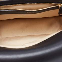 Chloé Black Python Leather Medium Sally Shoulder Bag