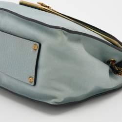 Pre Owned Chloe Mint Green Leather Sally Shoulder Bag