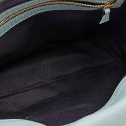 Pre Owned Chloe Mint Green Leather Sally Shoulder Bag