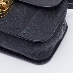 مملوكة مسبقًا حقيبة كروس كلوي ميني إلسي جلد أسود