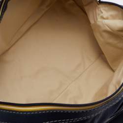 Pre Owned Chloe Dark Blue Leather Satchel