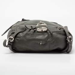 Pre Owned Chloe Grey studded Leather Paddington Tote