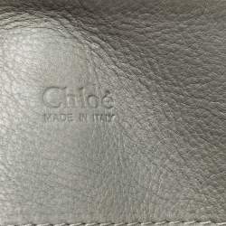 Pre Owned Chloe Grey studded Leather Paddington Tote