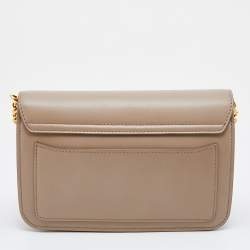 Pre Owned Chloe Beige Leather And Suede Shoulder Bag