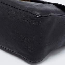 Pre Owned حقيبة كتف كلوي إيلسي جلد أسود متوسطة 