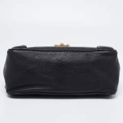 Pre Owned حقيبة كتف كلوي إيلسي جلد أسود متوسطة 