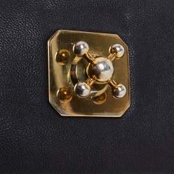 Pre Owned حقيبة كتف كلوي إيلسي جلد أسود متوسطة 