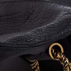 Pre Owned حقيبة كتف كلوي إيلسي جلد أسود متوسطة 