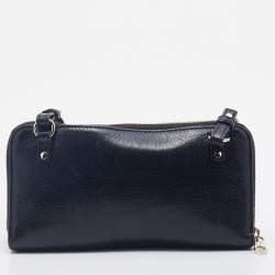 Pre Owned Chloe Black Leather Lily Clutch Bag